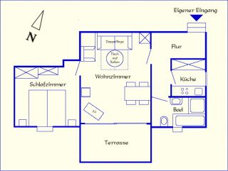 Ferienwohnung Gl&uuml;cksburg Ferienwohnung Jepsen tableau 2